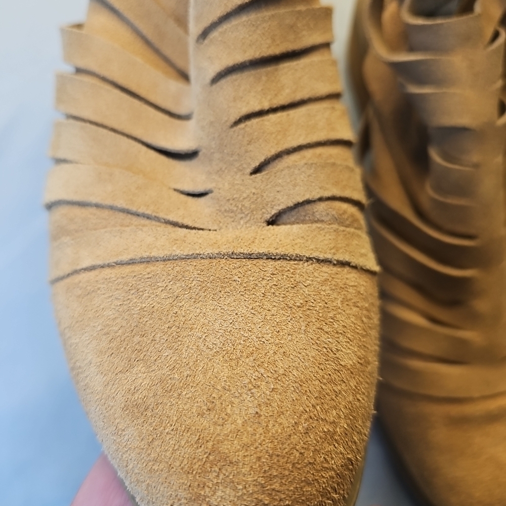 Carlos by Carlos Santana Tan Ankle Booties Size 9 - Picture 8 of 9